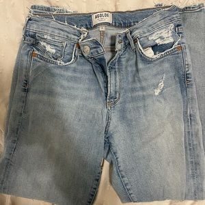 Agolde high rise denim
